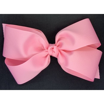 Pink (150 Pink) Grosgrain Bow - 7 Inch