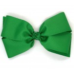 Green (Emerald Green) Grosgrain Bow - 7 Inch