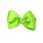 Green (Key Lime) Grosgrain Bow - 4 Inch