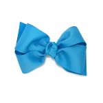 Blue (Turquoise) Grosgrain Bow - 4 Inch