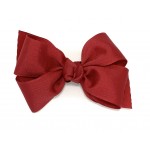 Red (Cranberry) Grosgrain Bow - 4 Inch