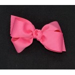 Pink (Hot Pink) Grosgrain Bow - 4 Inch