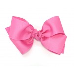 Pink (Pixie Pink) Grosgrain Bow - 4 Inch