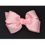 Pink (Light Pink) Grosgrain Bow - 4 Inch