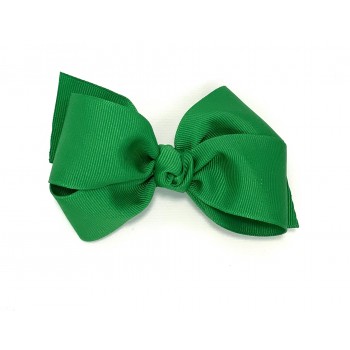 Green (Emerald Green) Grosgrain Bow - 4 Inch
