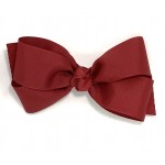Red (Cranberry) Grosgrain Bow - 5 Inch