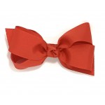 Red (Tomato Red) Grosgrain Bow - 5 Inch