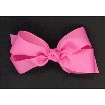 Pink (Pixie Pink) Grosgrain Bow - 5 Inch