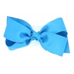 Blue (Turquoise) Grosgrain Bow - 5 Inch