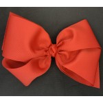 Red Grosgrain Bow - 8 Inch